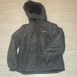 London Fog Puffer Coat Youth Boys Black Size Medium 10/12 C3